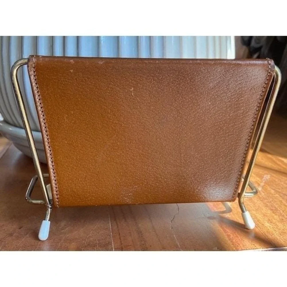 Chesterfield Australia Genuine Kangaroo Leather Letter Holder Vintage MidCentury